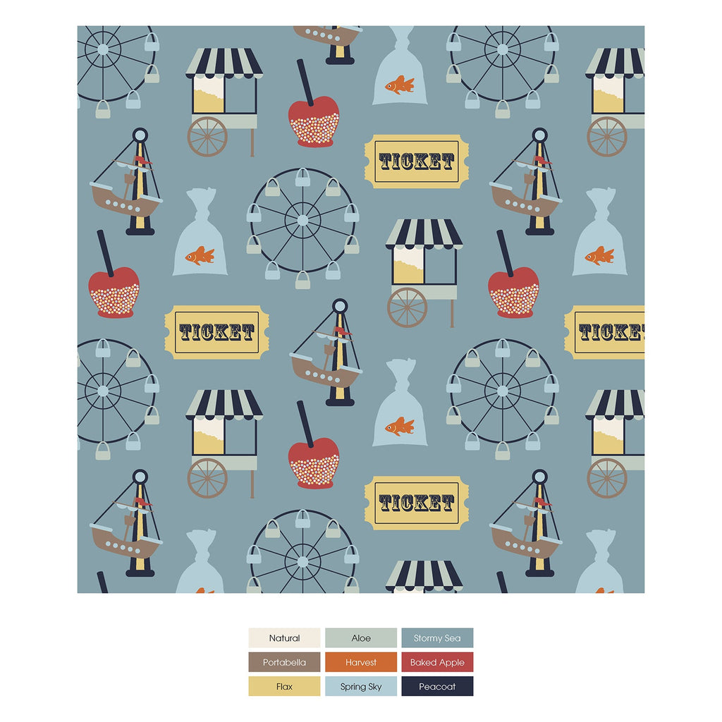 Men's Print Pajama Pants in Stormy Sea Fall Fair