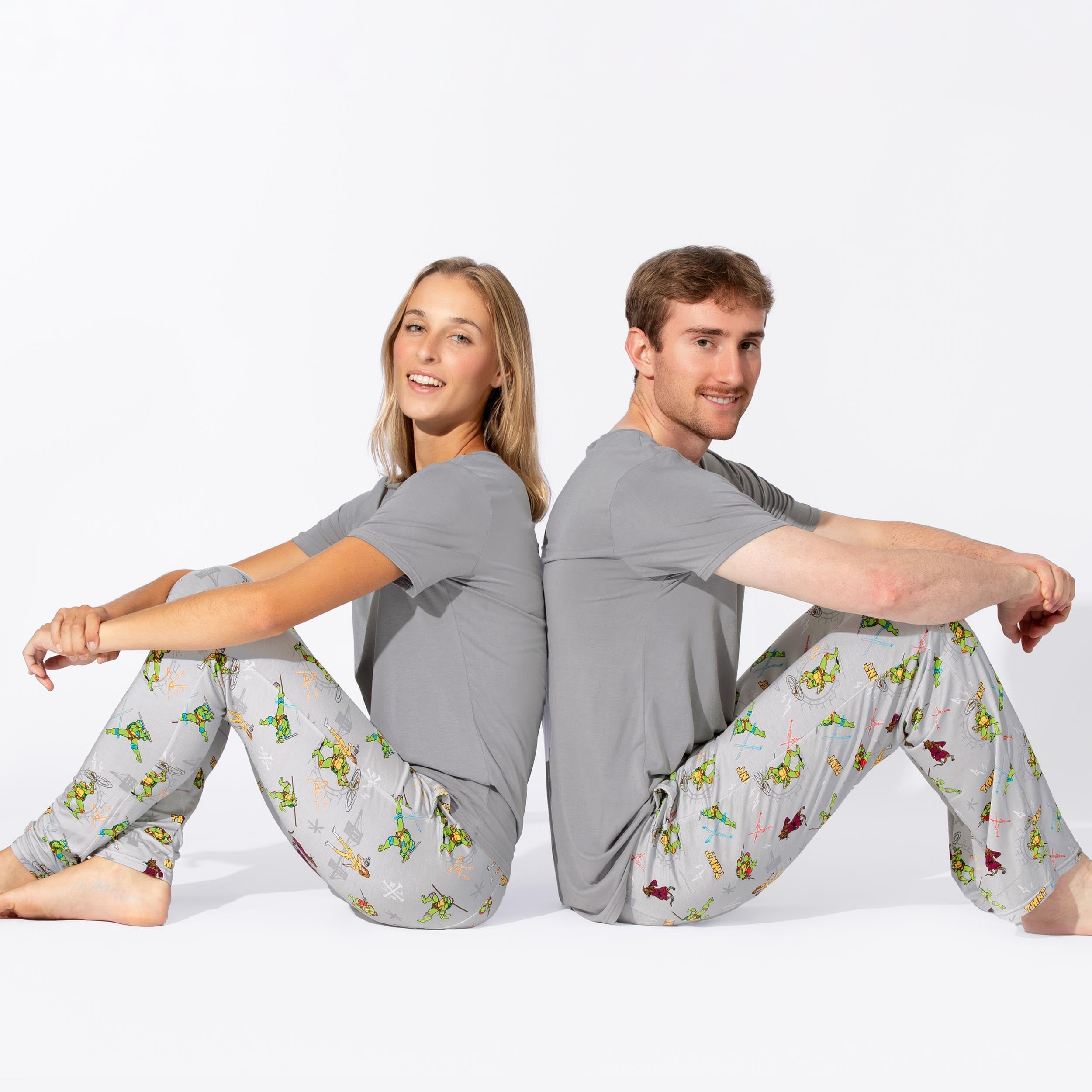 Teenage Mutant Ninja Turtles Retro Bamboo Men's Pajama Set